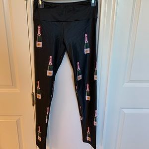 Goldsheep Champagne Bottle Leggings